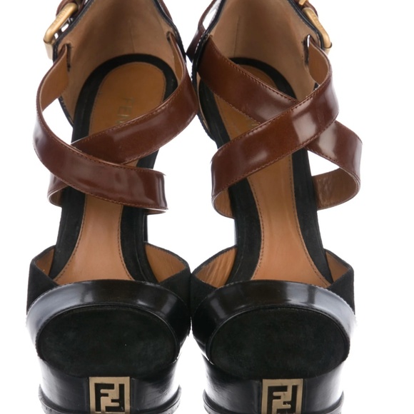 fendi platform heels